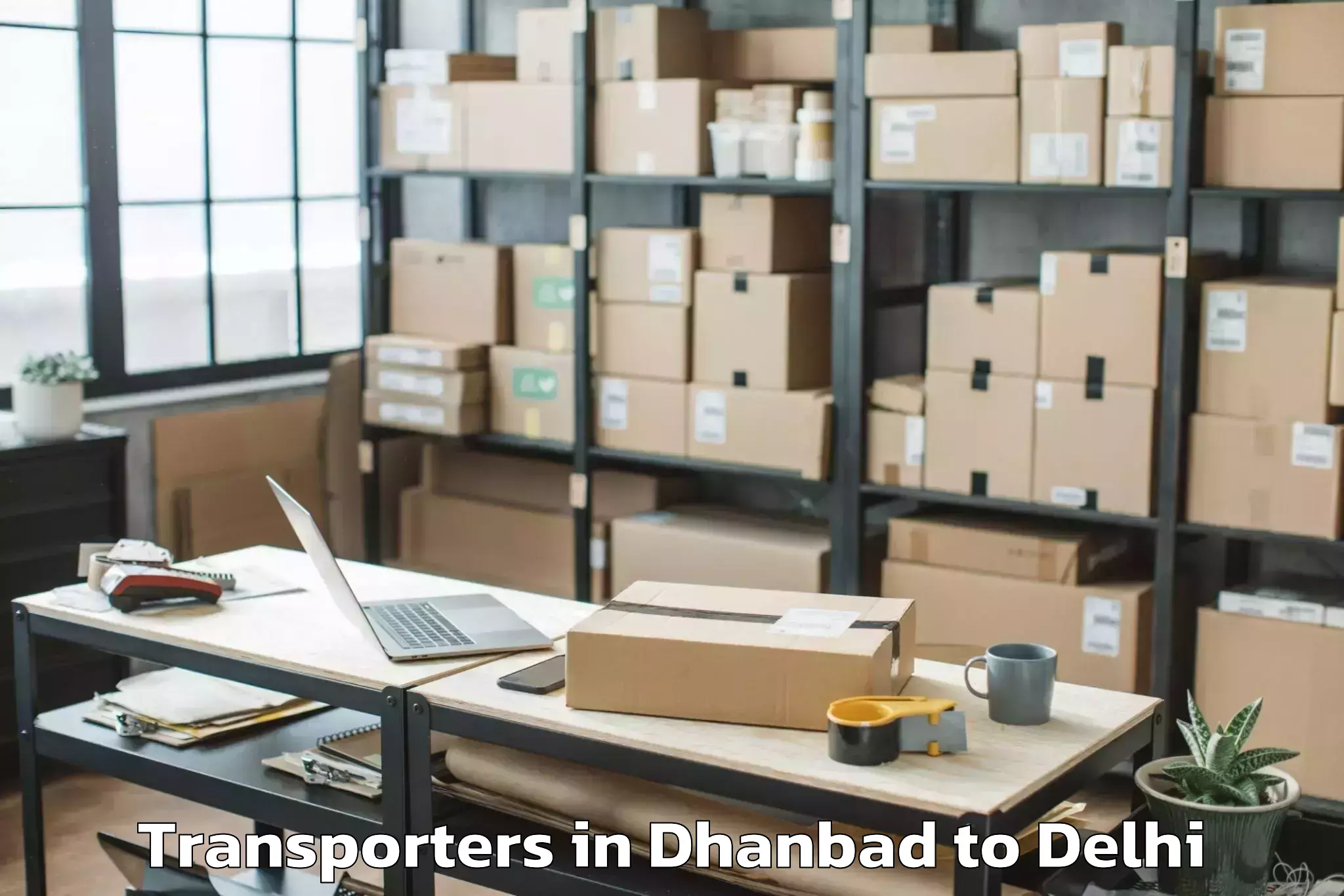 Dhanbad to Najafgarh Transporters Booking